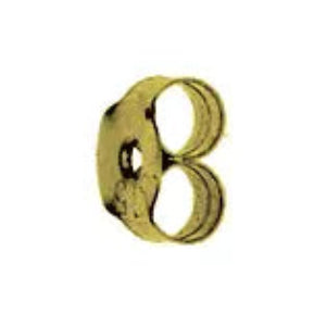 Earring Backs - Sterling Silver & Gold