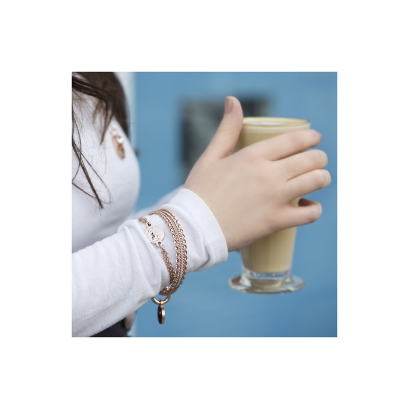 Ocean Rose Gold Plated Bracelet