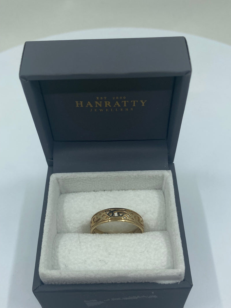 Celtic Design Ring - 9ct Yellow Gold