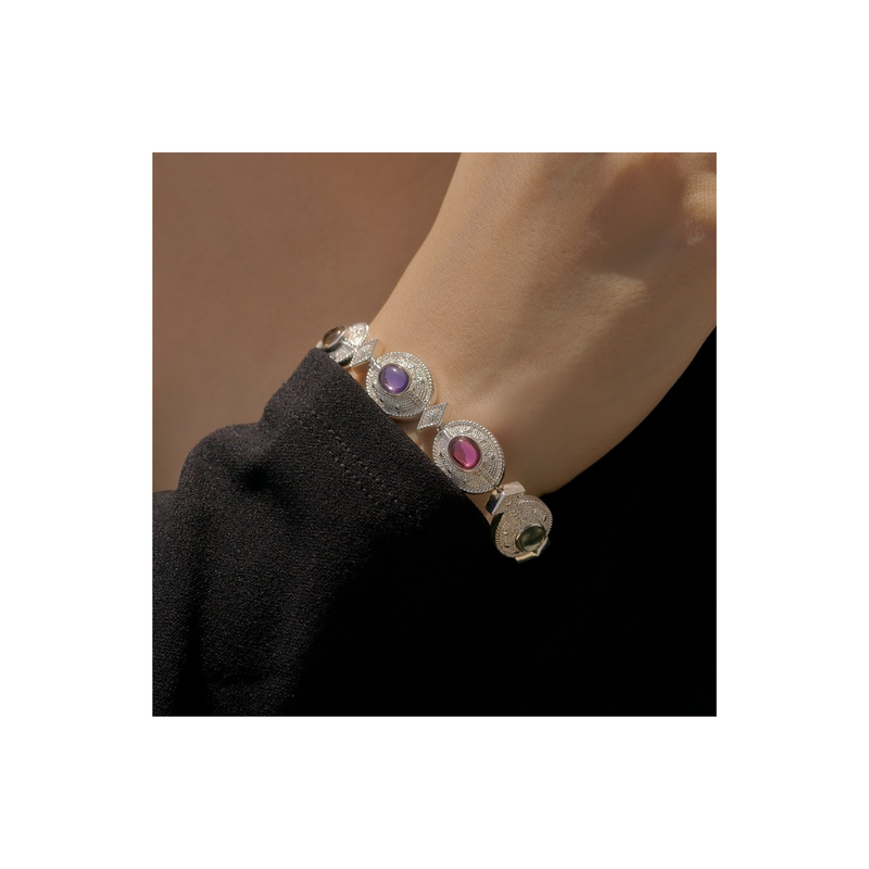 Bracelet Multi Coloured Stone