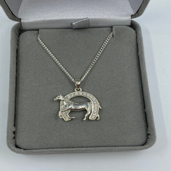 Equestrian Pendant - Sterling Silver