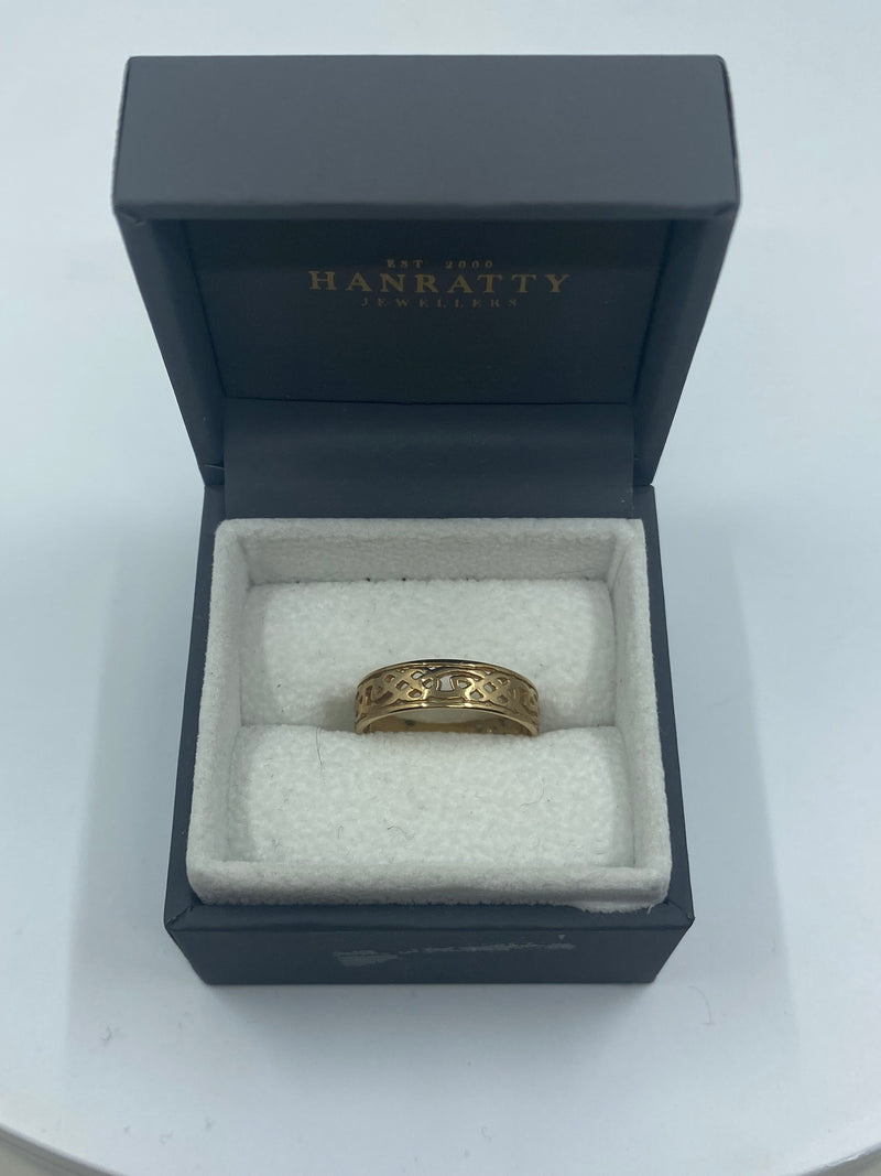 Celtic Design Ring - 9ct Yellow Gold