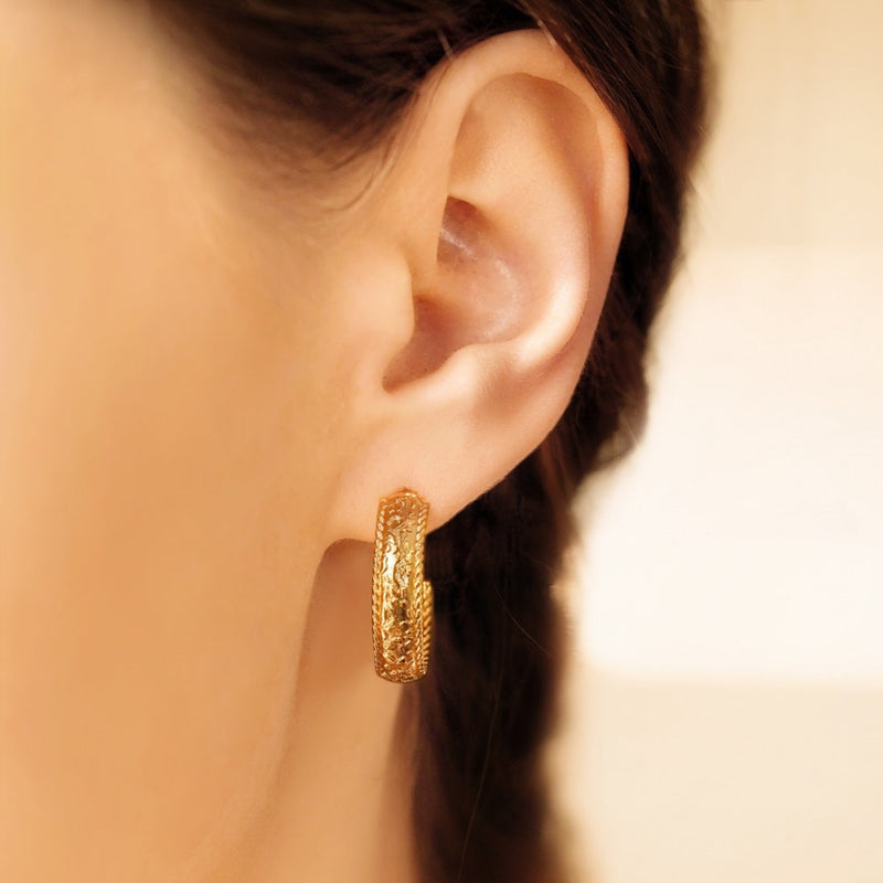 Hoop Earrings - Gold Plated