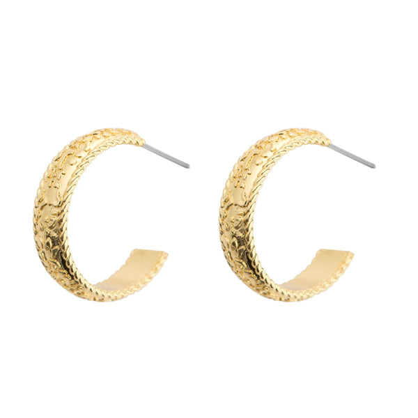 Hoop Earrings - Gold Plated