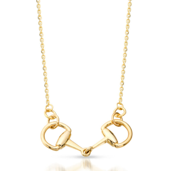 Equestrian Horse Bit Pendant - 9ct Gold. uk. jockey. rider. horseyjewelry. horsejewellery. belfast. newry,
