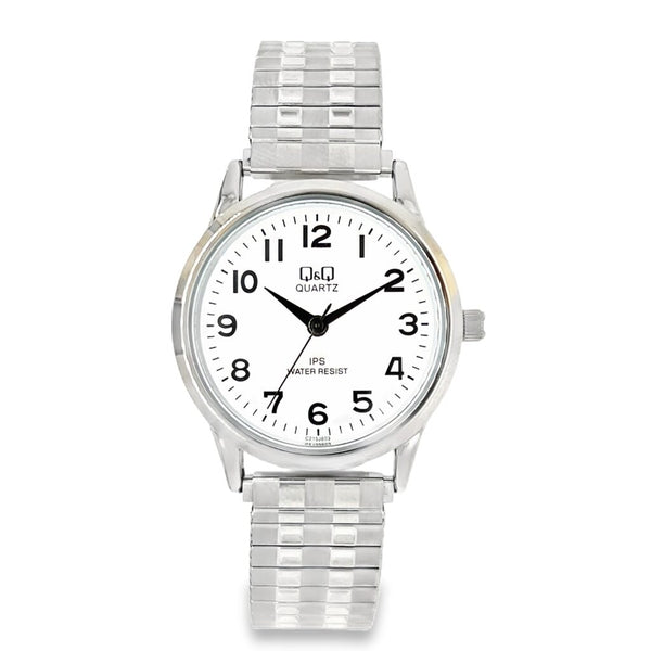 Ladies Silver Strap Q&Q Watch
