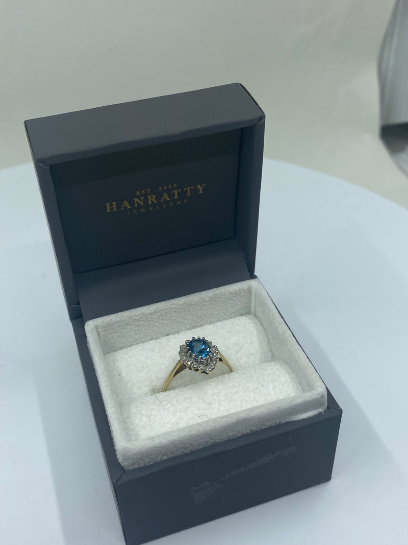 Oval Shaped Ring - 9ct Yellow Gold
