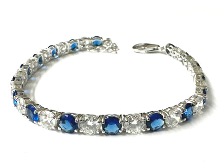 Tennis CZ Bracelet - Sterling Silver