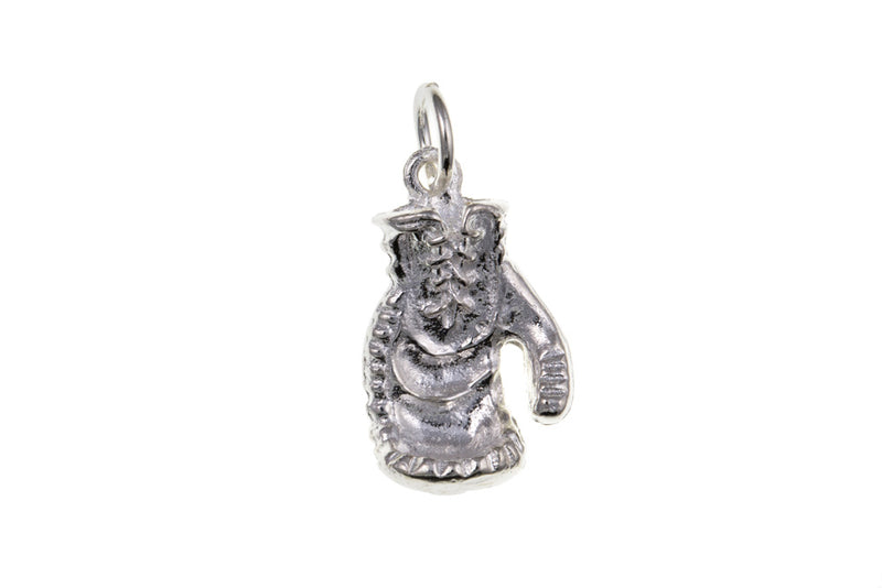 Boxing Glove Charm - Sterling Silver