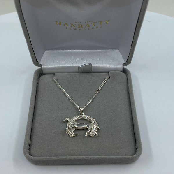 Equestrian Pendant - Sterling Silver