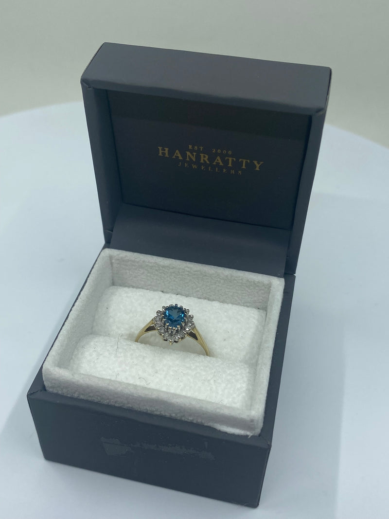 Oval Shaped Ring - 9ct Yellow Gold