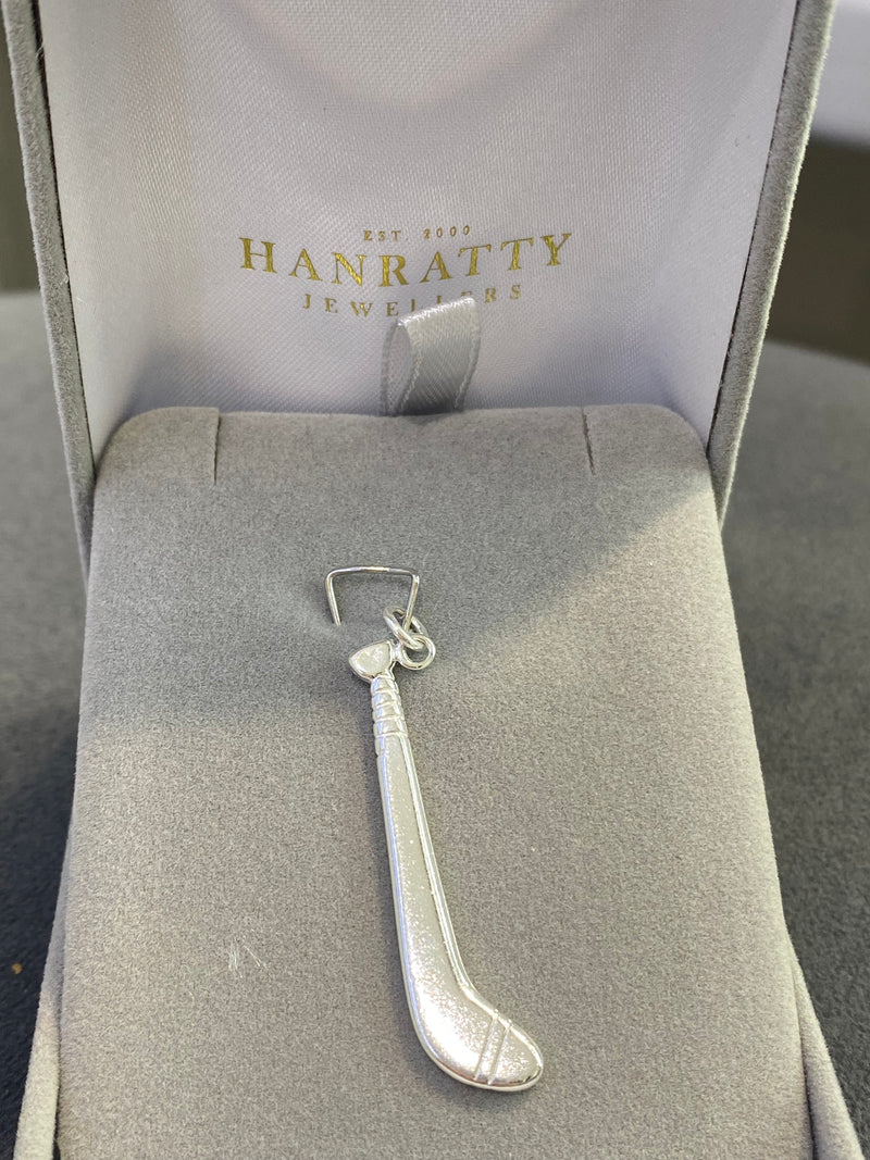 Camogie/Hurley Stick Pendant - Sterling Silver