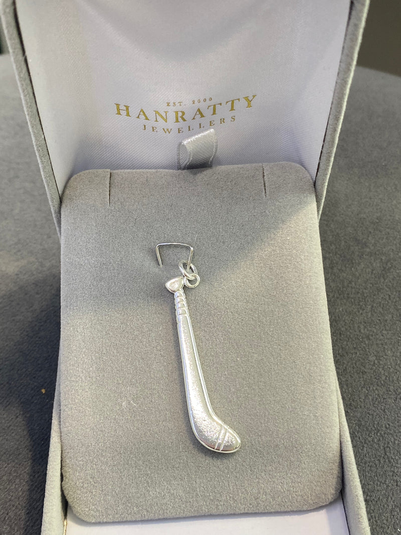 Camogie/Hurley Stick Pendant - Sterling Silver