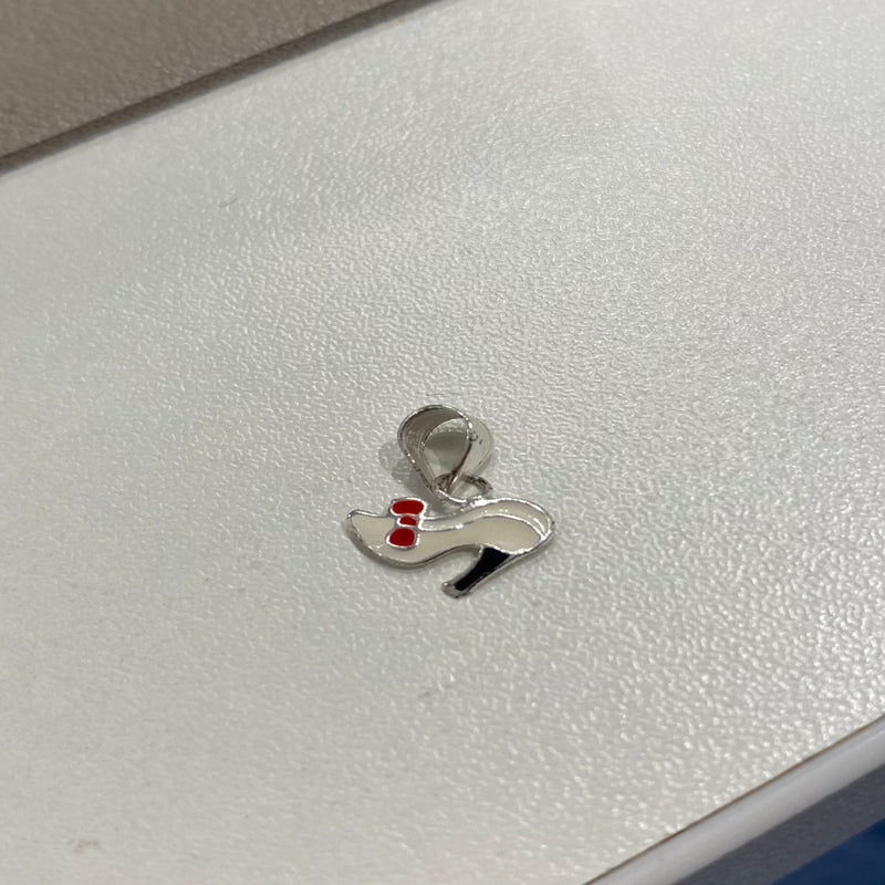 High Heel Pendant - Sterling Silver