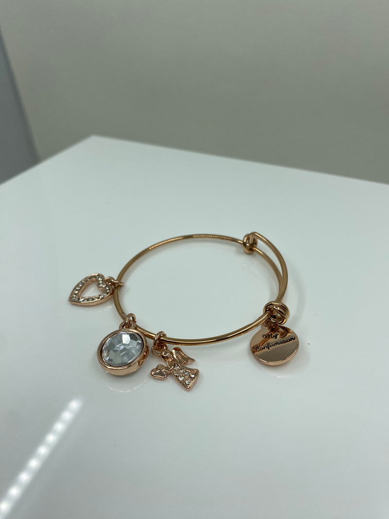Confirmation Bangle - Rose Gold