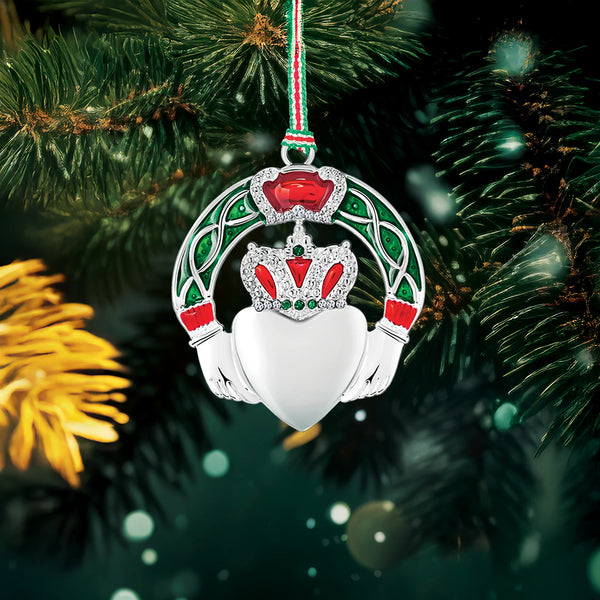 Claddagh Christmas Tree Decoration - Newbridge Silverware
