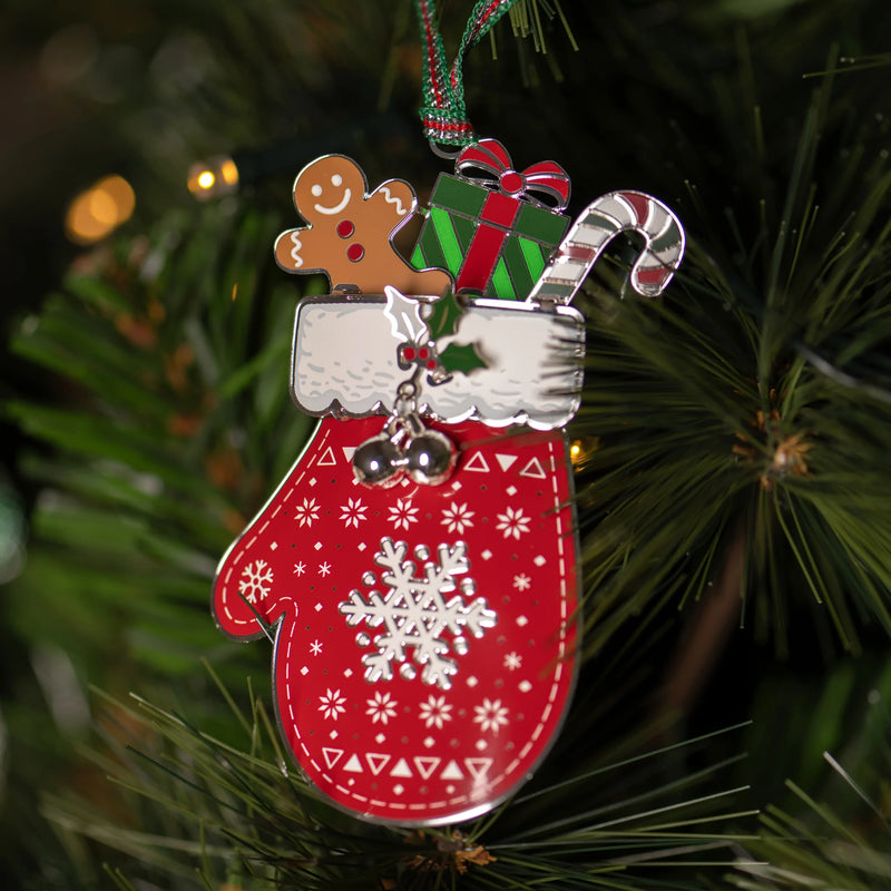 Snow Mitten Christmas Tree Decoration - Newbridge Silverware