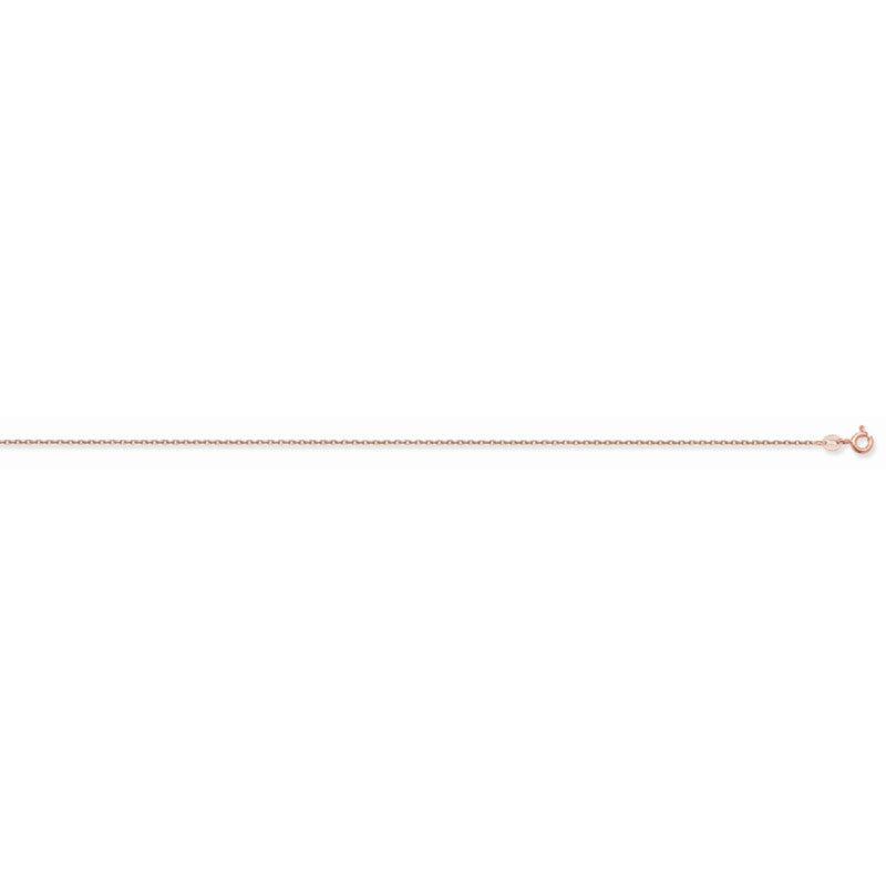 16" Rose Gold Plated Cable Chain with 2" extender