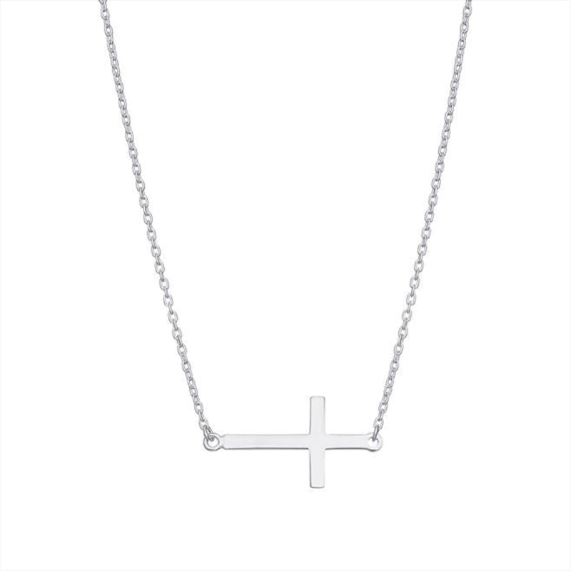 Cross Necklace - Sterling Silver
