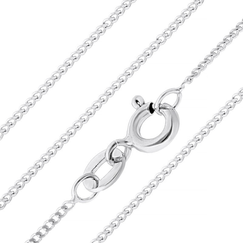 Curb Chain - Sterling Silver (Ideal for children)