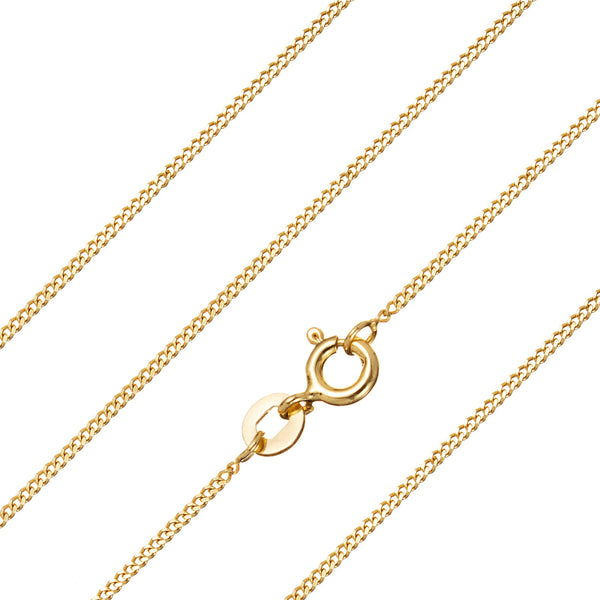Diamond Cut Chain - Silver Gold Plated