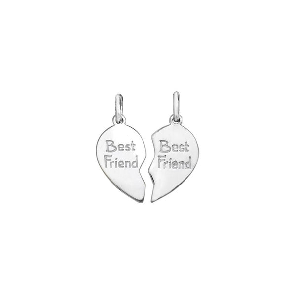 Best Friends Together Pendants - Sterling Silver