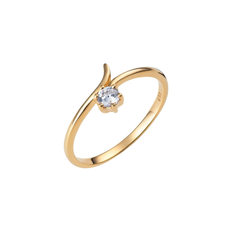 Cubic Zirconia Ring - Sterling Silver