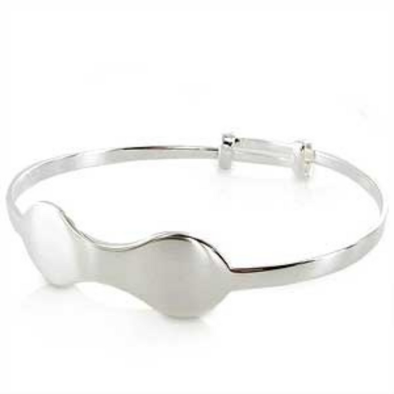 Little Bow Christening Bangle - Newbridge Silverware