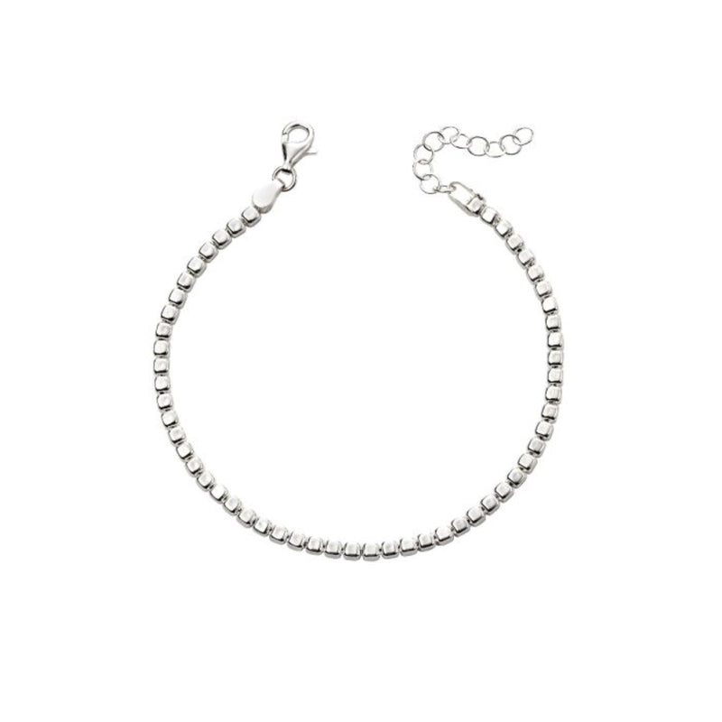 Ladies Tumbled Cube Bracelet