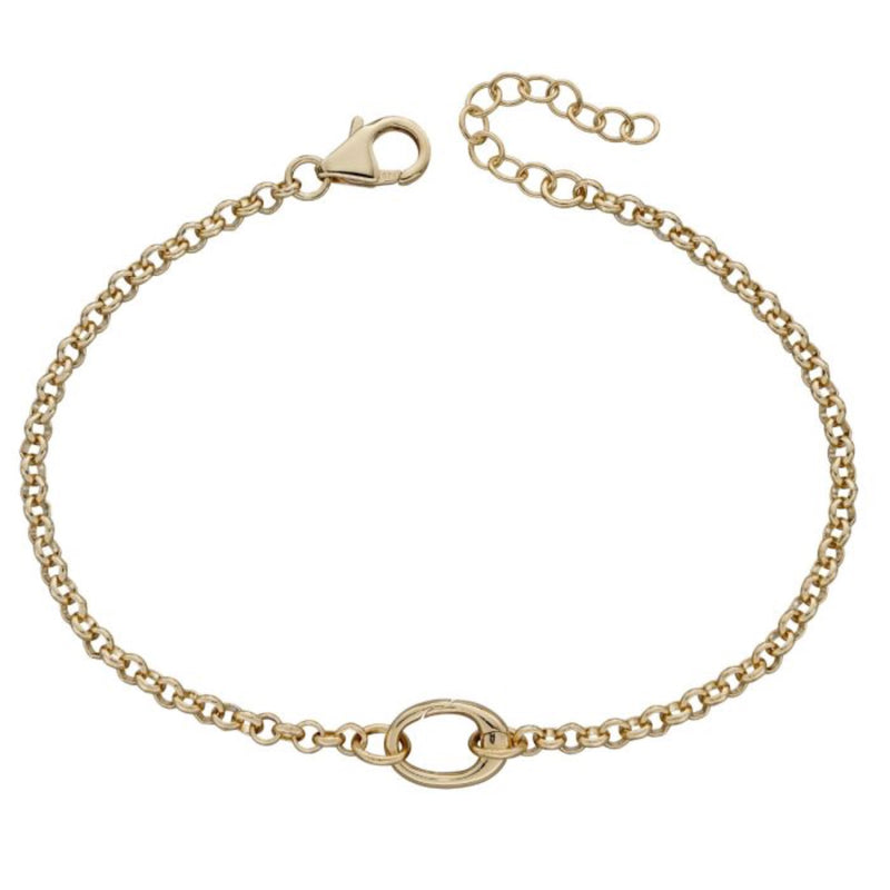 Single Link Charm Bracelet