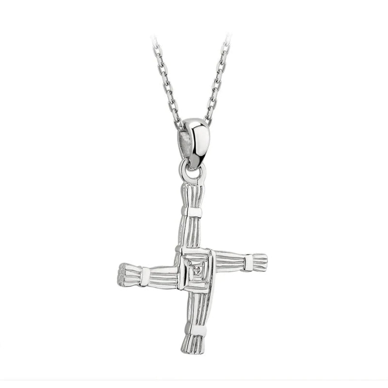 St. Brigid's Bridget Cross - Sterling Silver