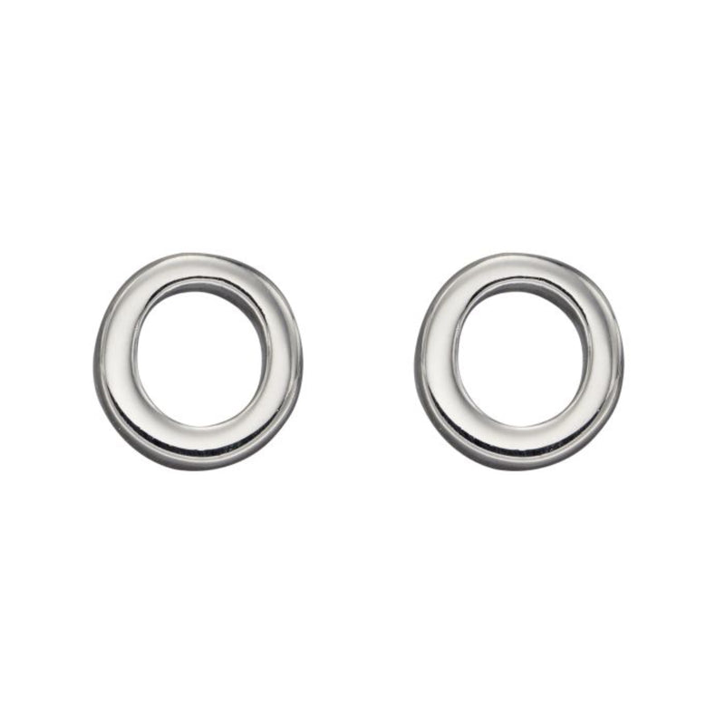 Initial Earrings - Sterling Silver