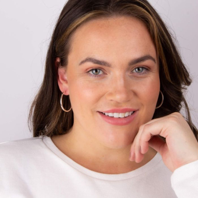 Square Cut Hoop Earrings