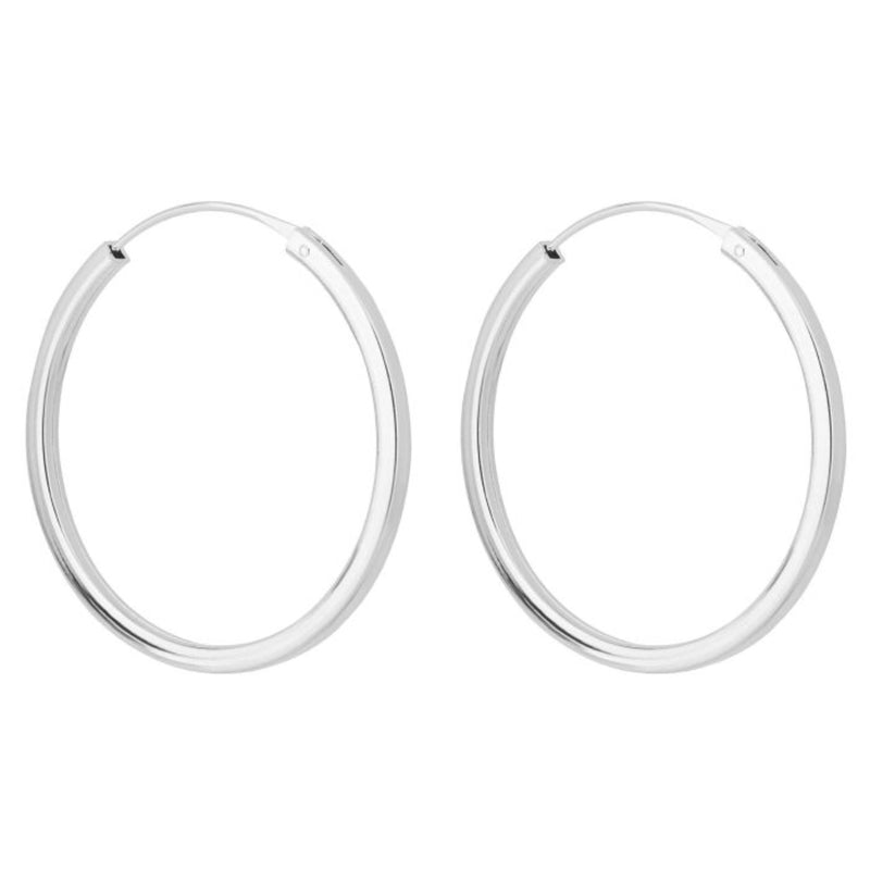 Square Cut Hoop Earrings