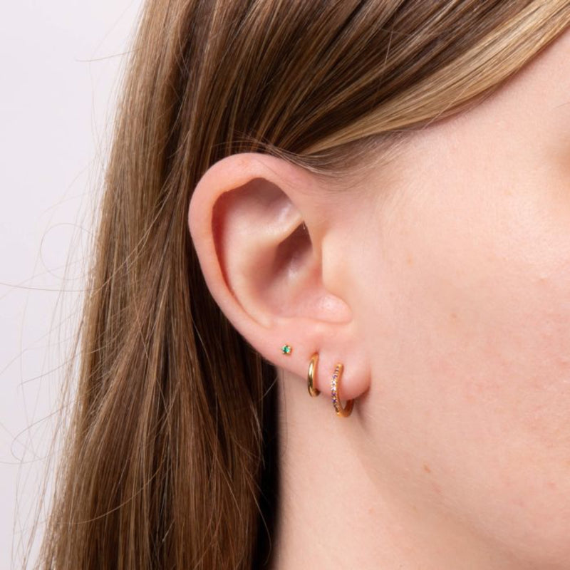 10mm & 12mm Plain Hoop Earrings