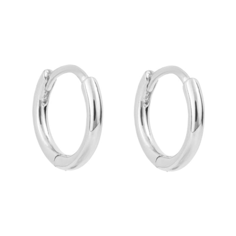 10mm & 12mm Plain Hoop Earrings