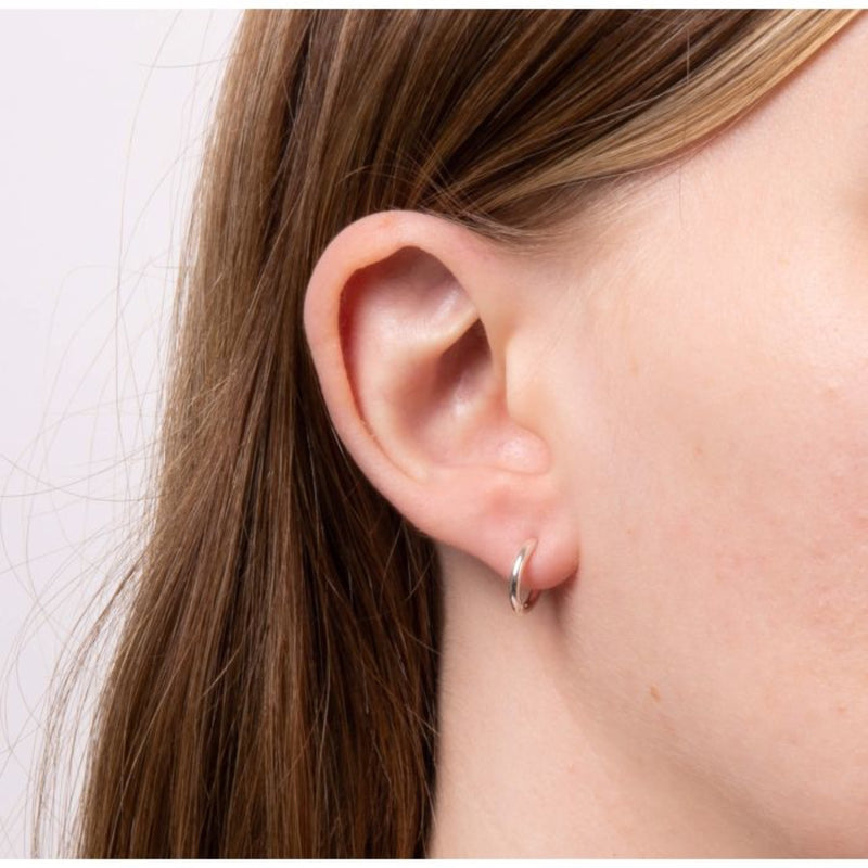 10mm & 12mm Plain Hoop Earrings