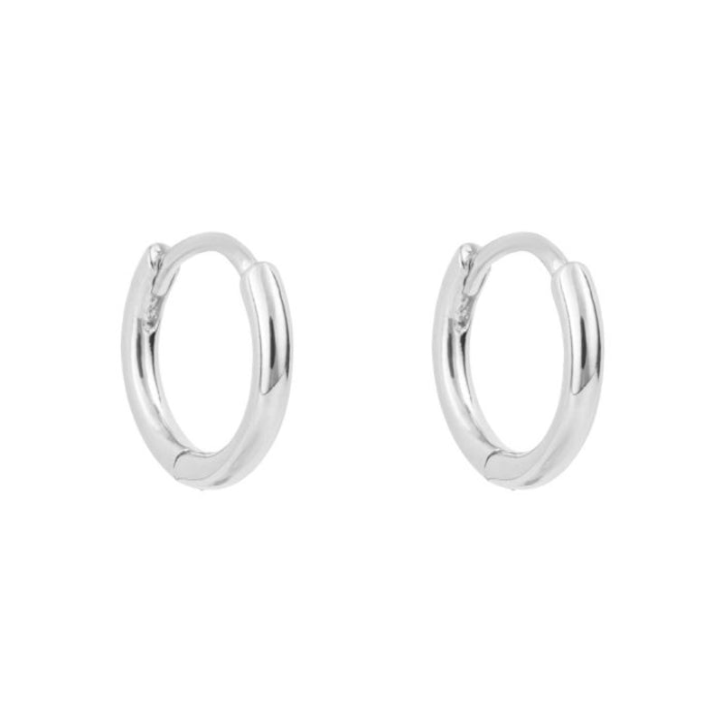 10mm & 12mm Plain Hoop Earrings
