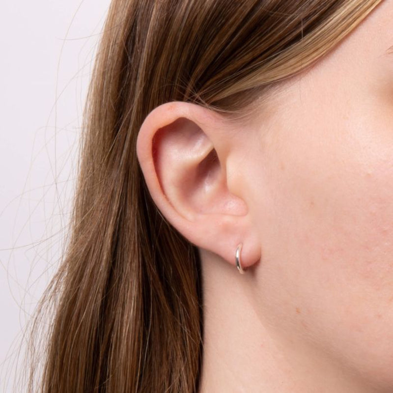 10mm & 12mm Plain Hoop Earrings