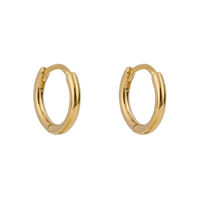 10mm & 12mm Plain Hoop Earrings