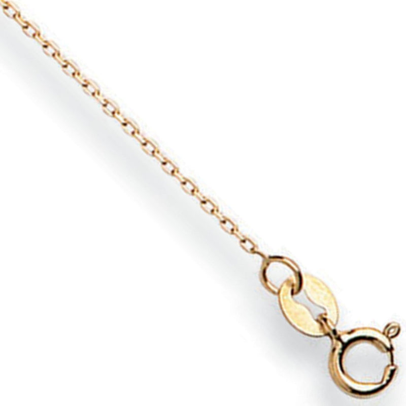 0.8mm Diamond Cut Trace Chain - 9ct Yellow Gold