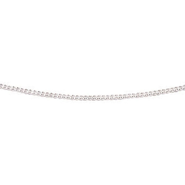 Sterling Silver Curb Chain with Extender