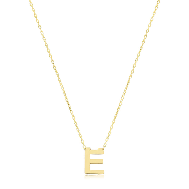 Initial Necklace - 9ct Yellow Gold