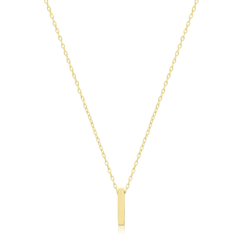 Initial Necklace - 9ct Yellow Gold