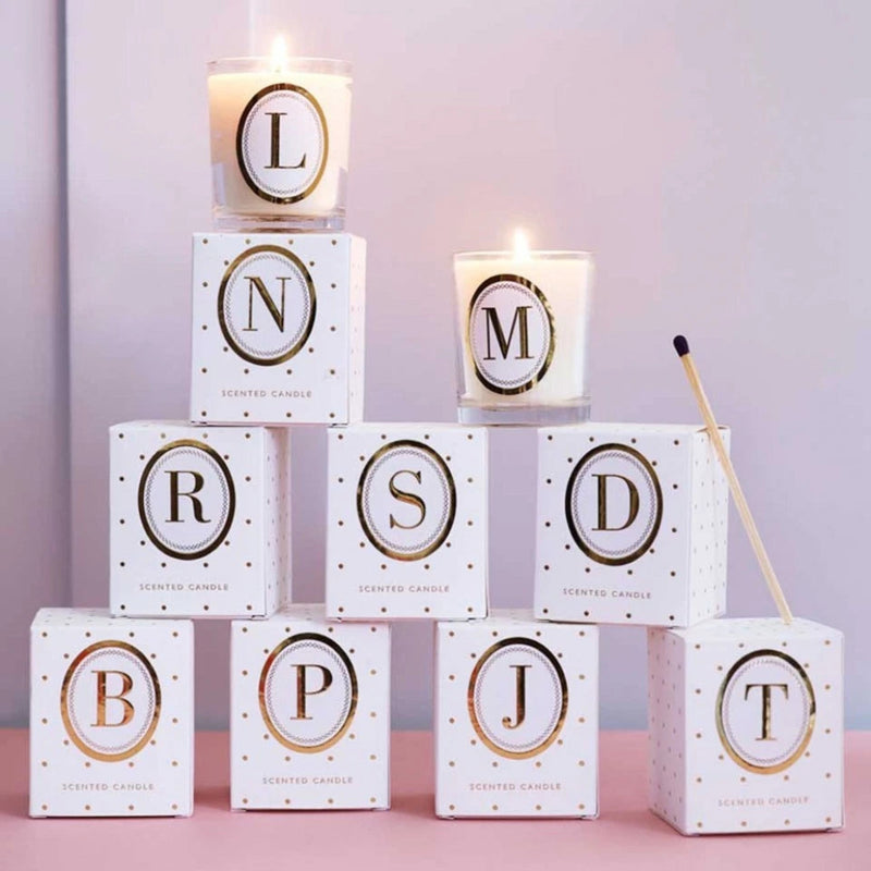 Initial Scented Candle