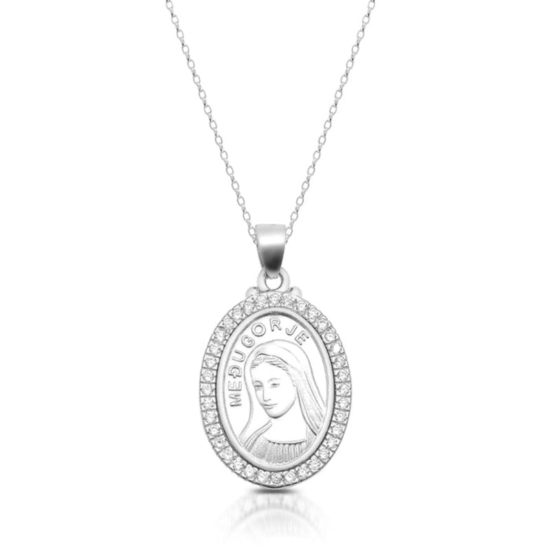 Medugorje Medal - Sterling Silver