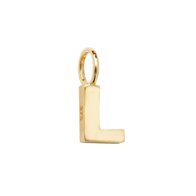 'L’ Initial Pendant -9ct Gold