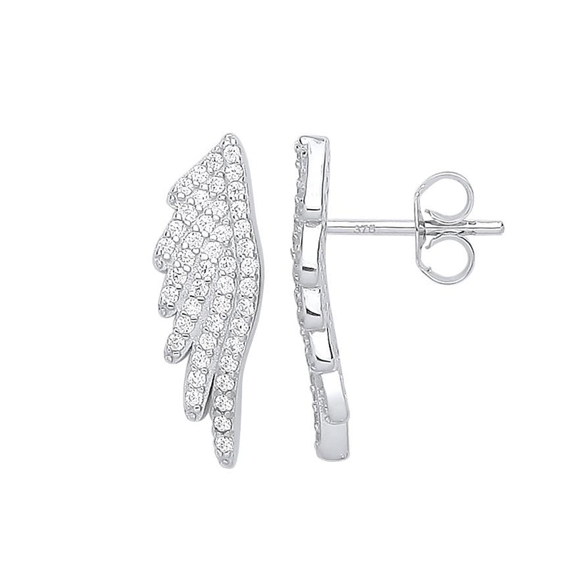  Angel Wings Earrings - STERLING SILVER - Hanratty Jewellers