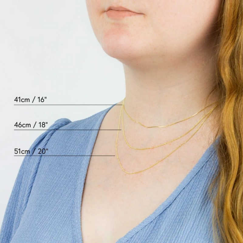 Fine Curb Extender Chain - 9ct Yellow Gold