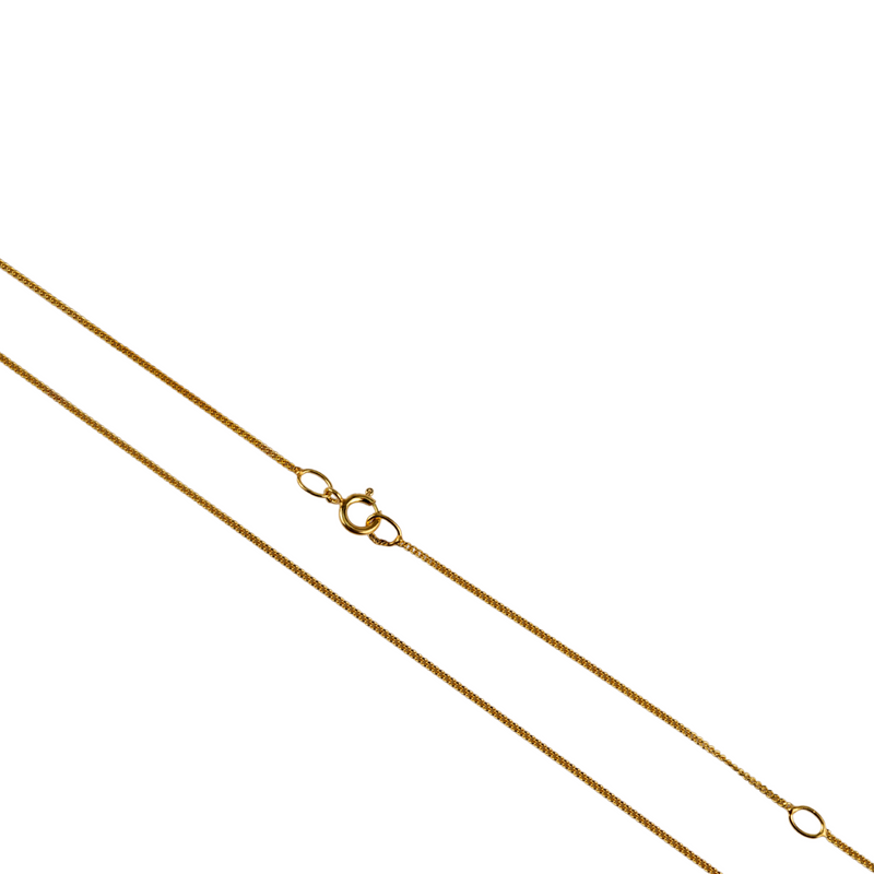 Fine Curb Extender Chain - 9ct Yellow Gold